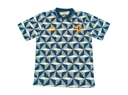 Camiseta de visitante de Irlanda del Norte 1990/92