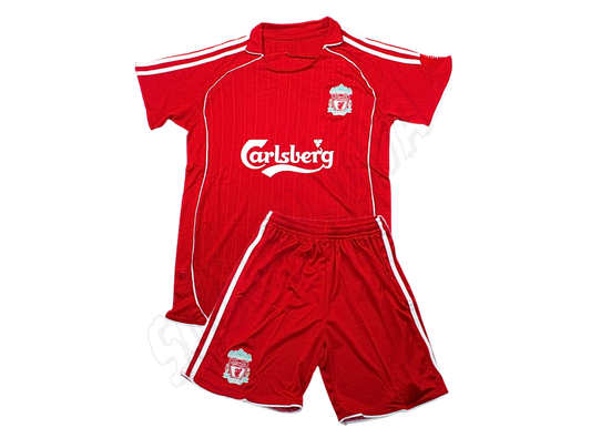 Equipación de local para niños del Liverpool FC 2006/08