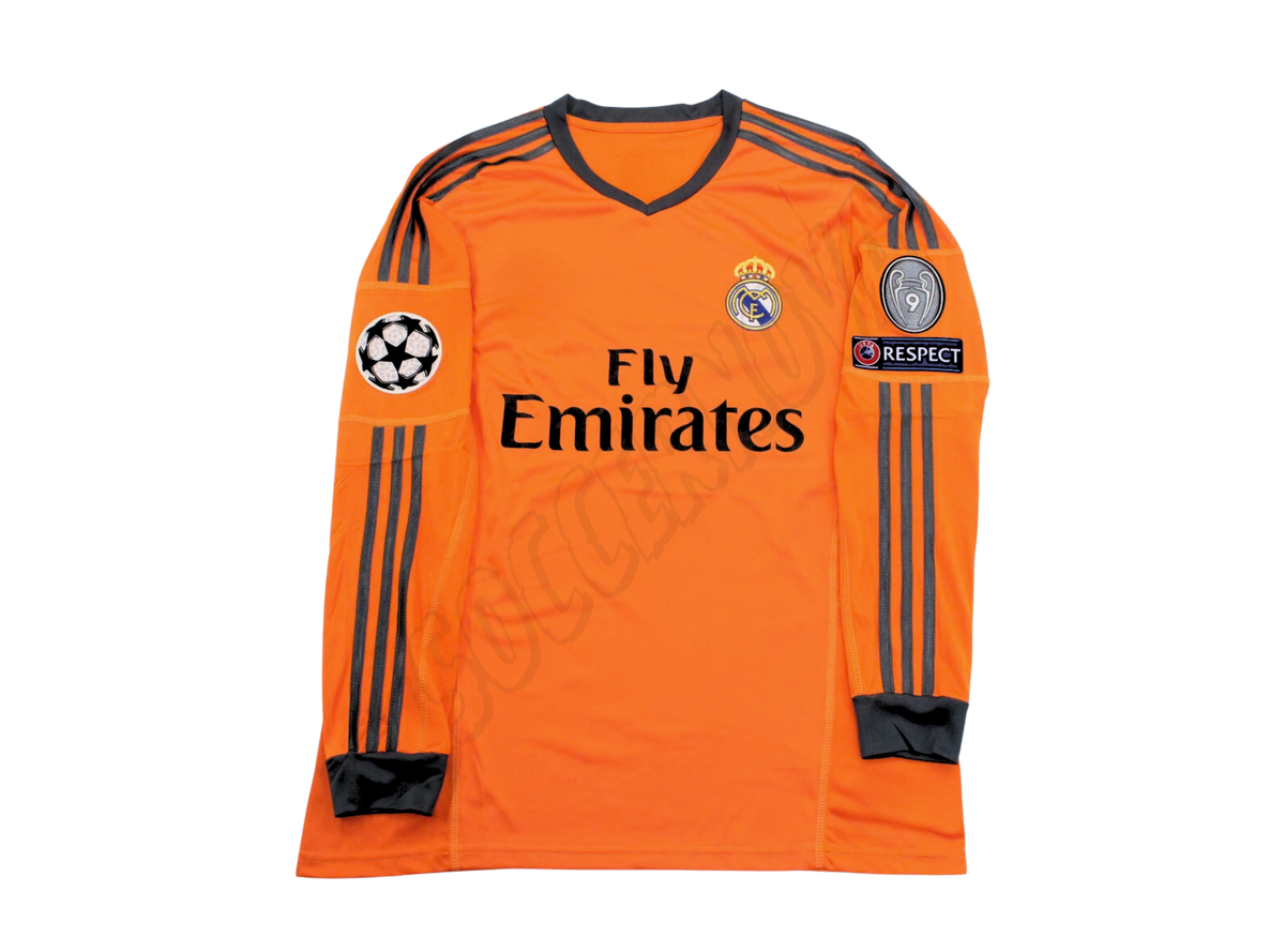 Camiseta de la tercera equipación de manga larga del Real Madrid 2013/14