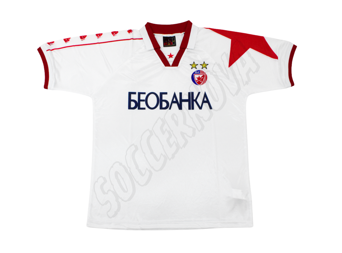 Camiseta Visitante Estrella Roja de Belgrado 1996/98