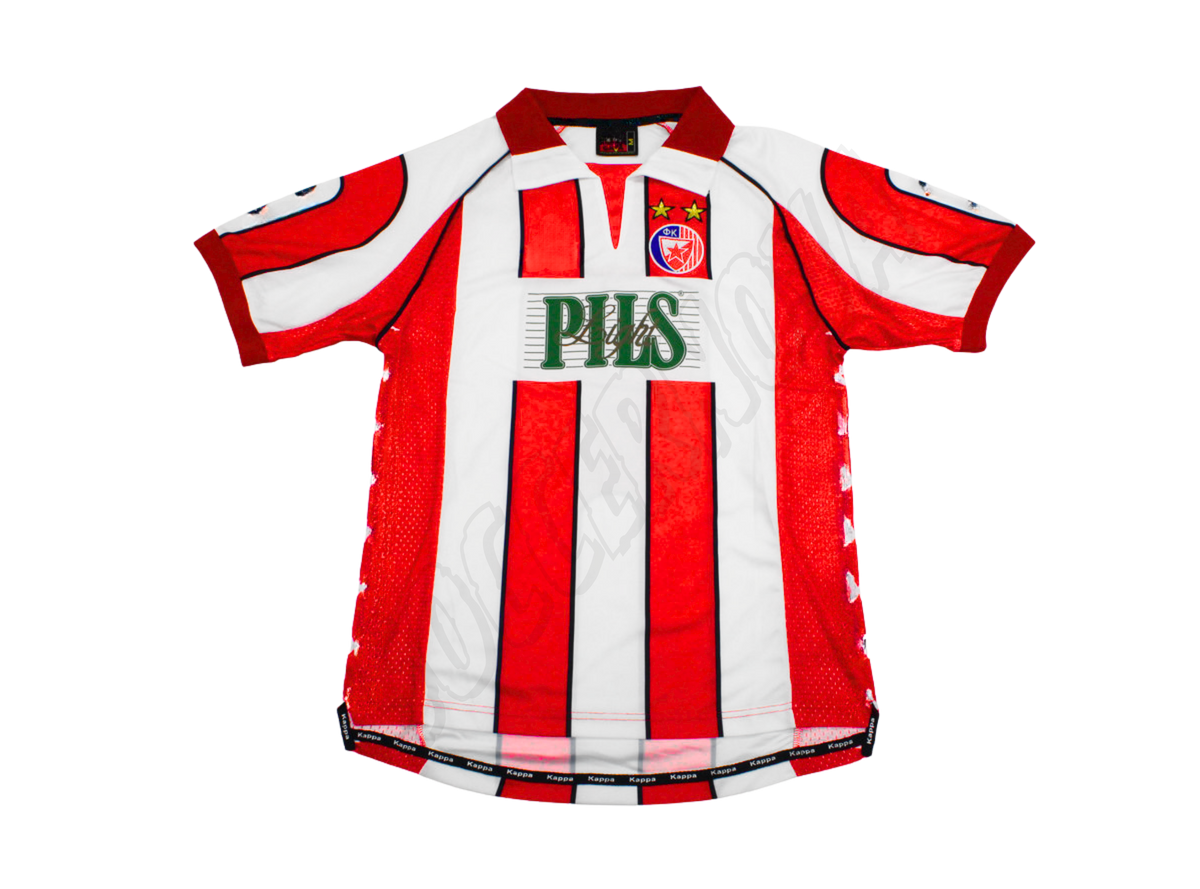 Camiseta Titular Estrella Roja de Belgrado 1998/01