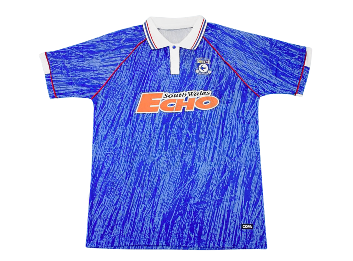 Camiseta de local del Cardiff City 1992/94