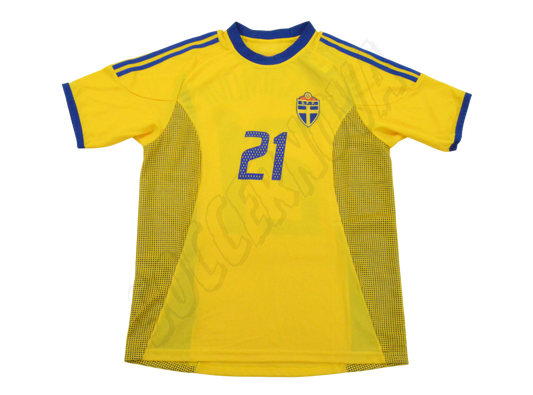 Camiseta de local de Suecia 2002/03