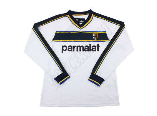 Camiseta de Visitante de Manga Larga Parma 2002/03