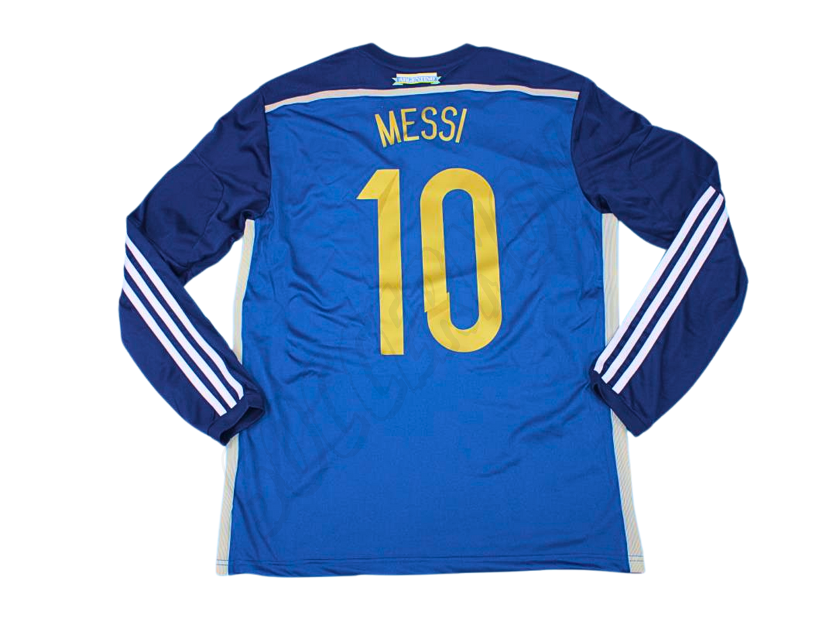 Argentina 2014/15 Long Sleeves WC Final Away Shirt