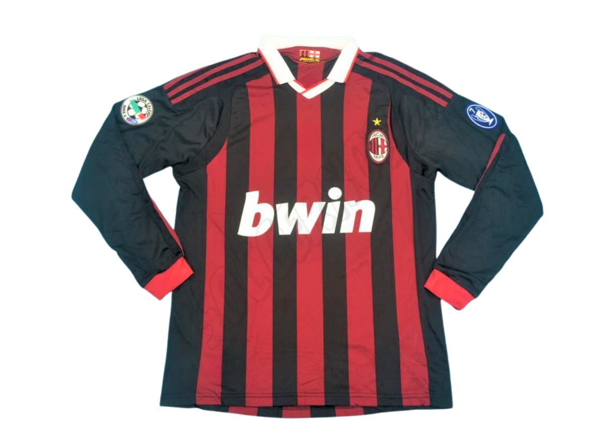 Camiseta de local de manga larga AC Milan 2009/10