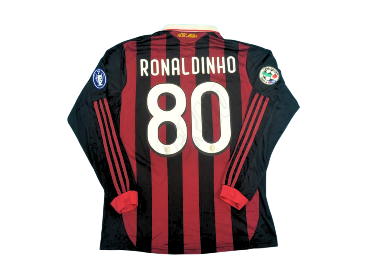 Camiseta de local de manga larga AC Milan 2009/10