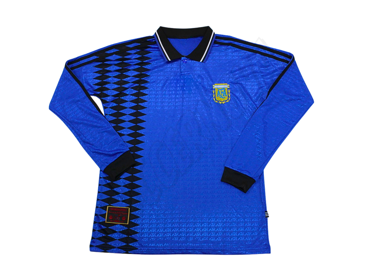 Argentina 1994 Camiseta de Visitante Manga Larga