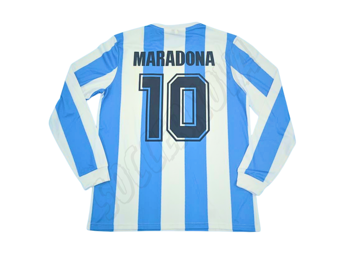 Argentina 1986/88 Camiseta Local Manga Larga