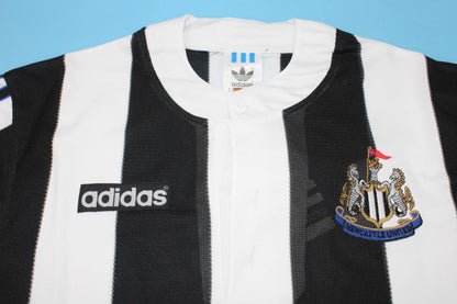 Camiseta Local Newcastle United 1995/97 Manga Larga