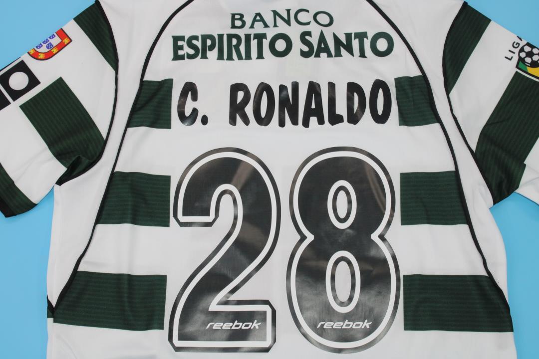 Camiseta de local del Sporting de Lisboa 2002/03