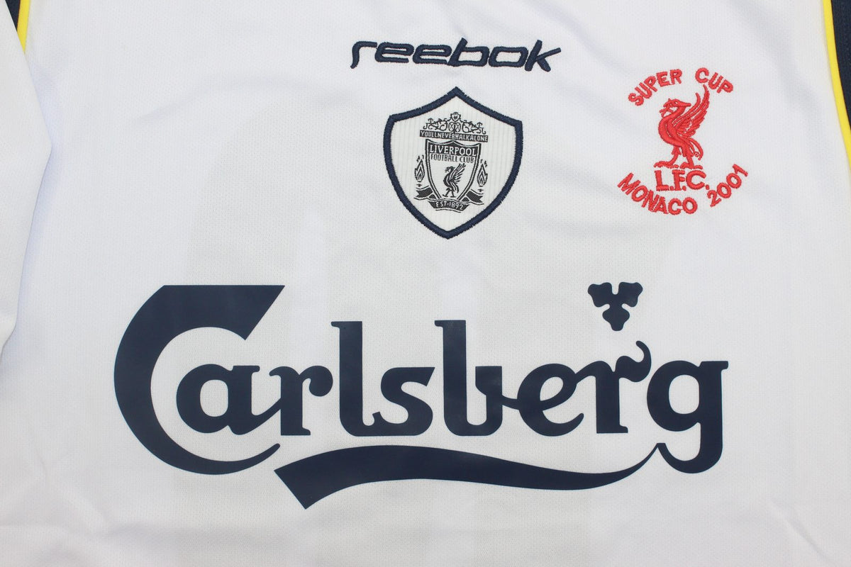 Camiseta de visitante de la Supercopa de la UEFA del Liverpool FC 2001/02