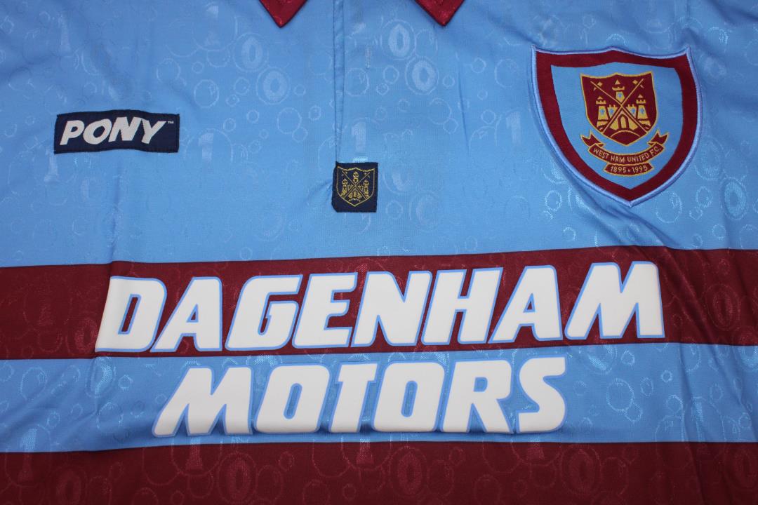 Camiseta de visitante del centenario del West Ham United 1995/97