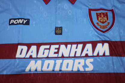 Camiseta de visitante del centenario del West Ham United 1995/97