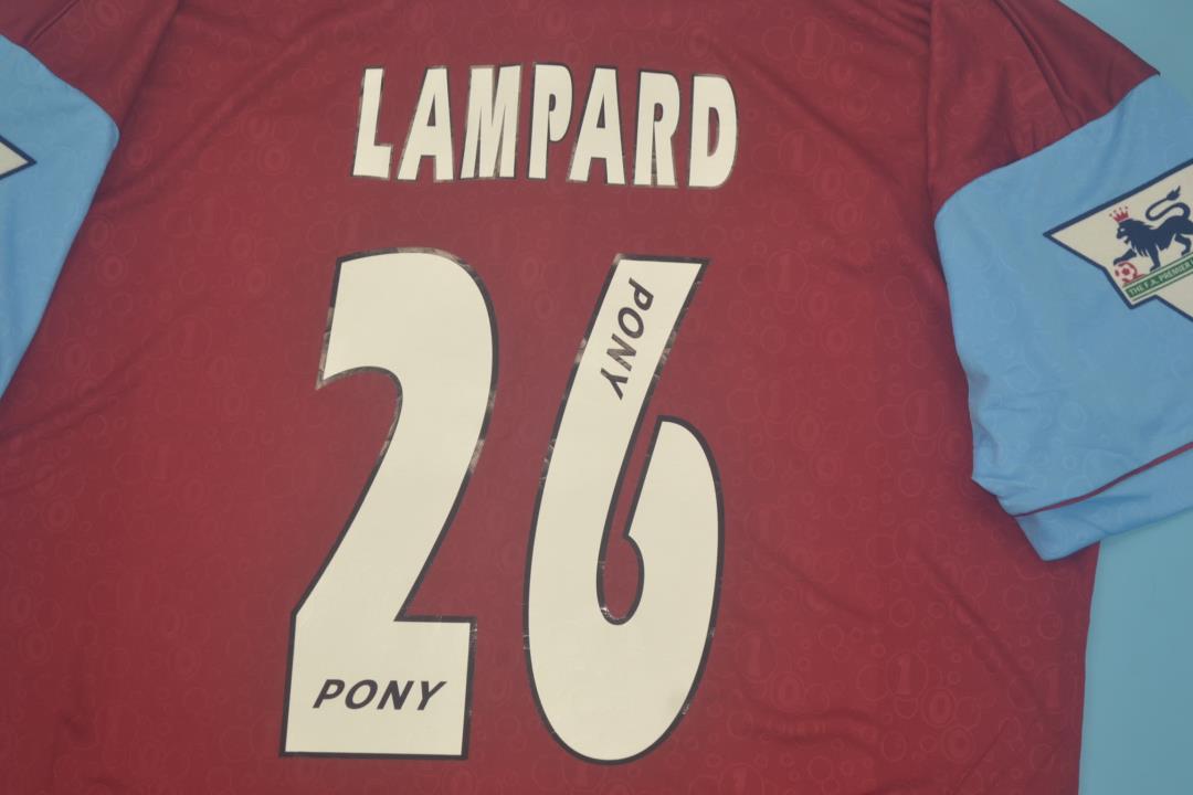 Camiseta de local del centenario del West Ham United 1995/97