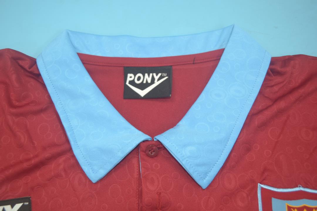 Camiseta de local del centenario del West Ham United 1995/97