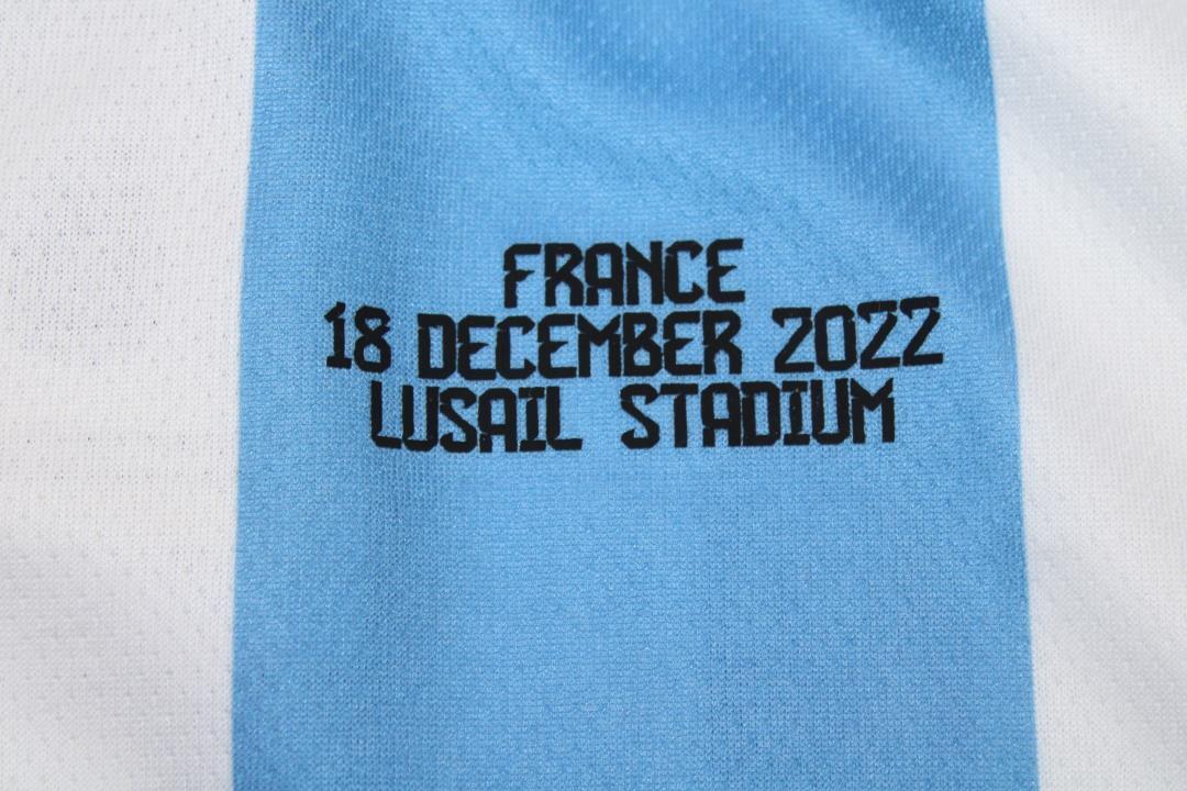 Maillot domicile Finale Coupe du Monde Argentine 2022/23