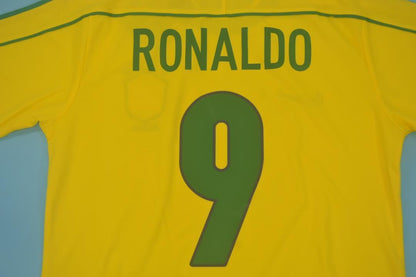 Camiseta de la primera equipación de Brasil 1998/00