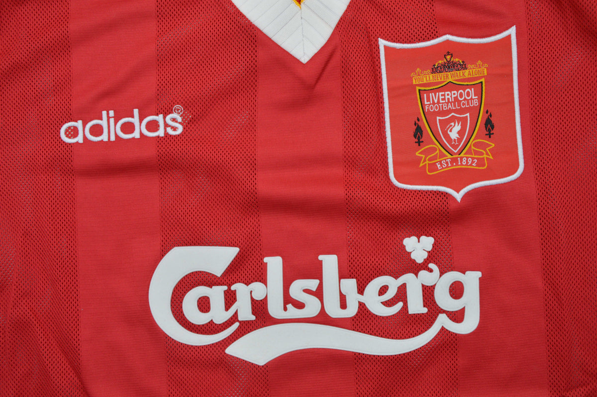 Camiseta local del Liverpool FC 1995/96
