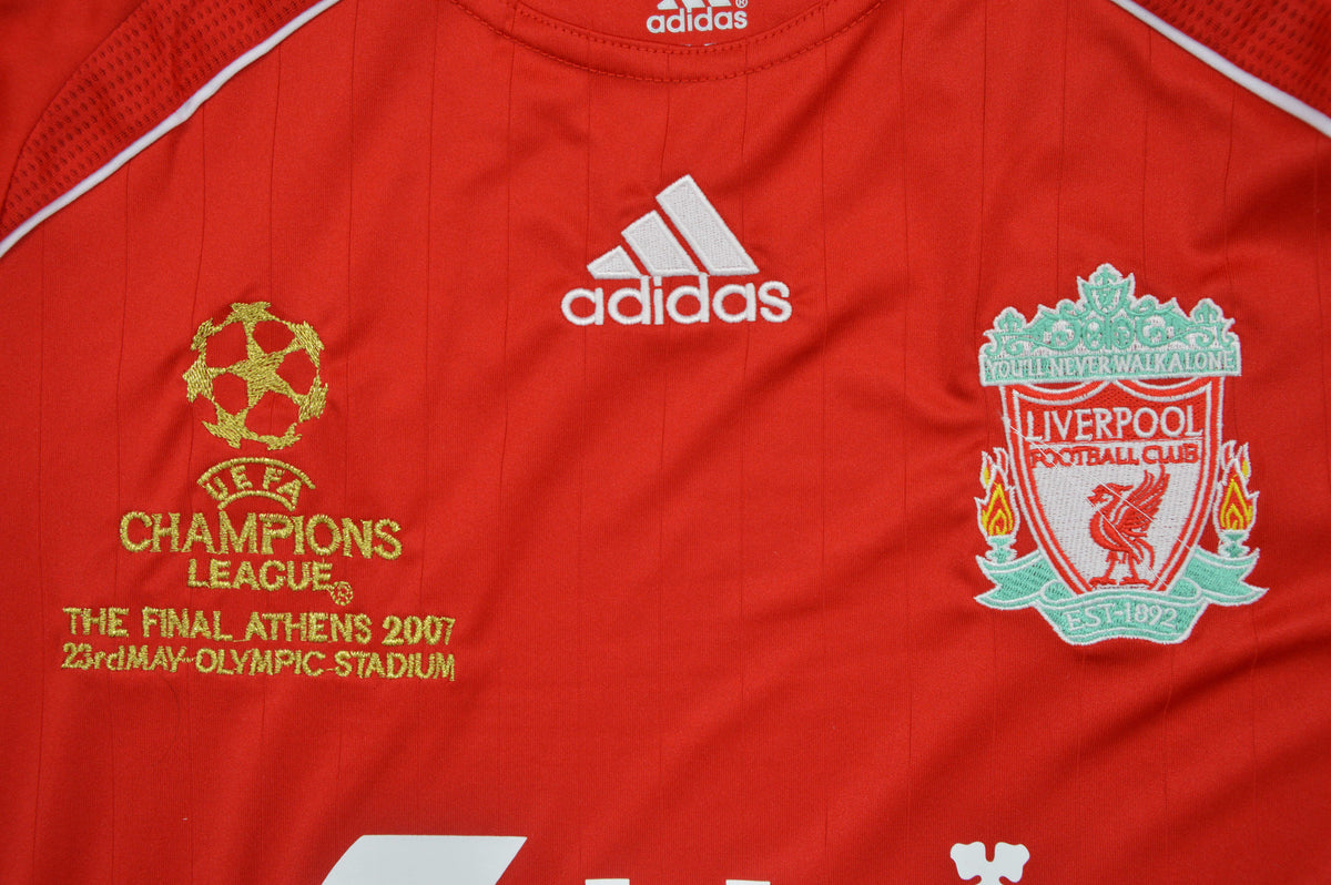 Camiseta local de manga larga del Liverpool FC 2006/07 para la final de la UCL