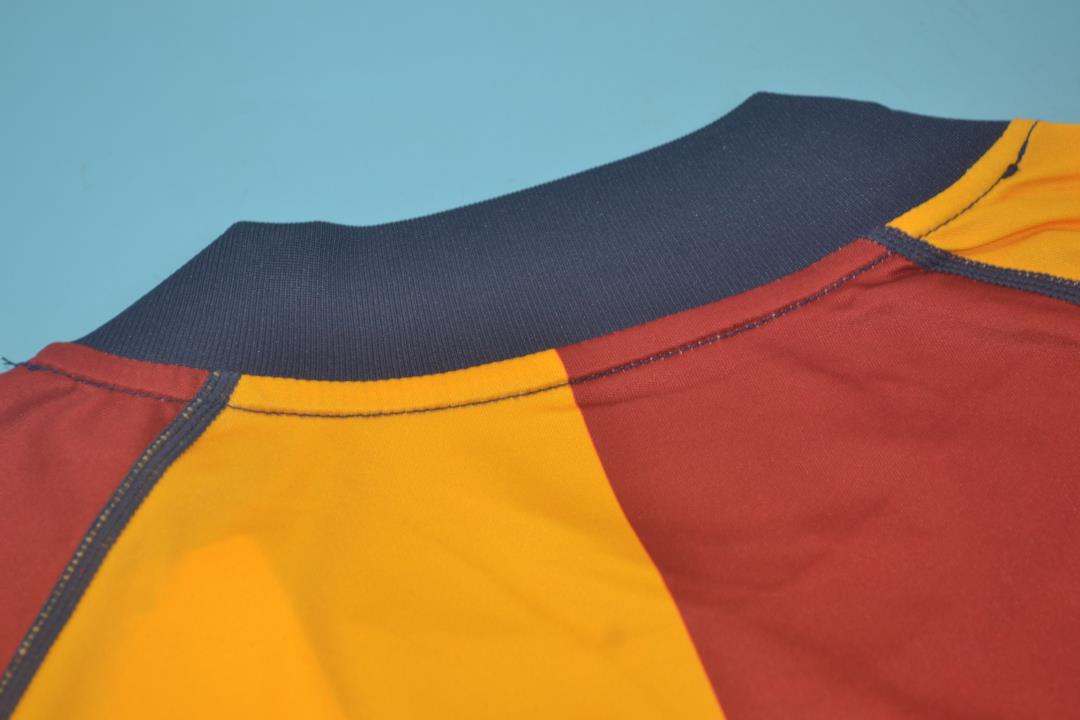 AS Roma 2001/02 UCL Long Sleeves Home Shirt