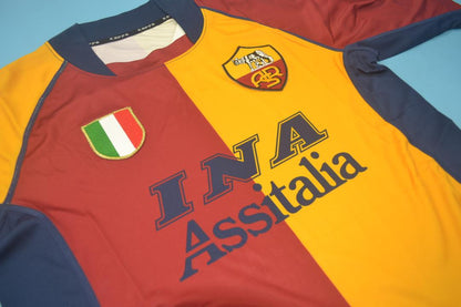 AS Roma 2001/02 UCL Home Shirt