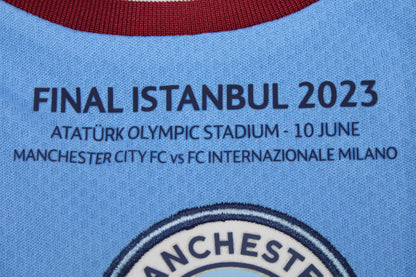 Camiseta de local final de la UCL del Manchester City 2022/23