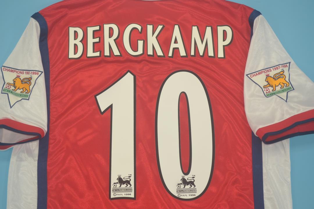 Camiseta de local del Arsenal 1998/99