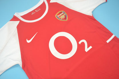 Camiseta de local del Arsenal 2002/04