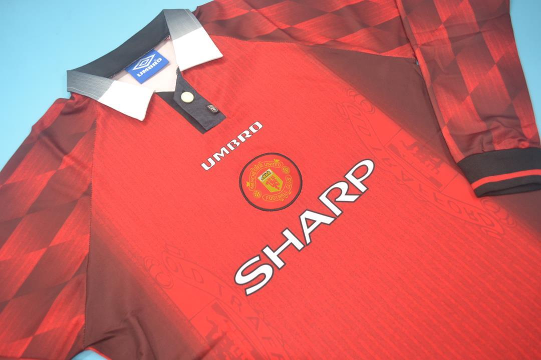 Manchester United 1996/98 Long Sleeves Home Shirt
