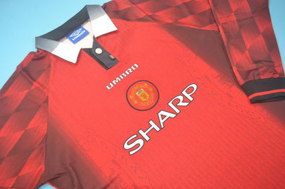Manchester United 1996/98 Long Sleeves Home Shirt