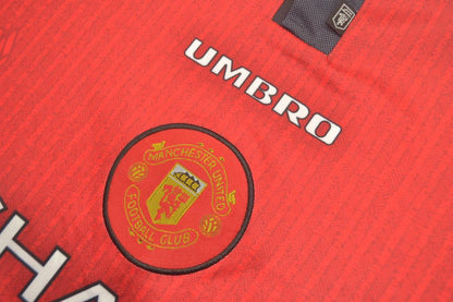 Manchester United 1996/98 Long Sleeves Home Shirt