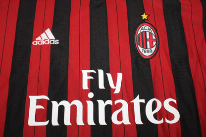 AC Milan 2013/14 Long Sleeves Home Shirt