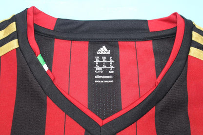 AC Milan 2013/14 Long Sleeves Home Shirt
