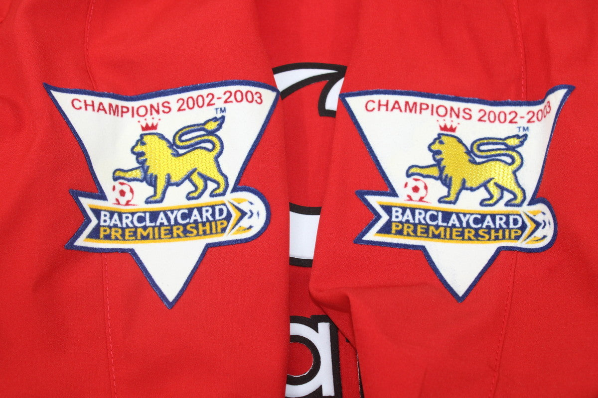 Camiseta de Local de Manga Larga Manchester United 2002/04