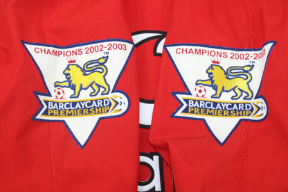 Camiseta de Local de Manga Larga Manchester United 2002/04