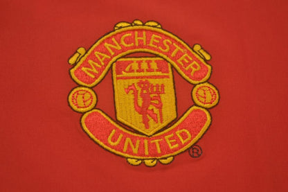 Camiseta de Local de Manga Larga Manchester United 2002/04