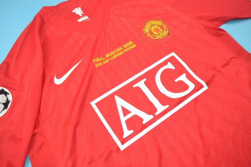Camiseta Local Final UCL Manchester United 2007/08