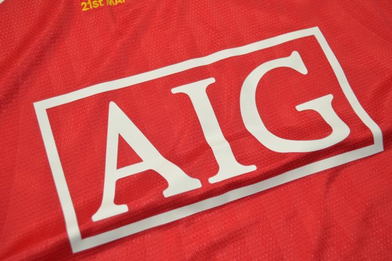 Camiseta Local Final UCL Manchester United 2007/08