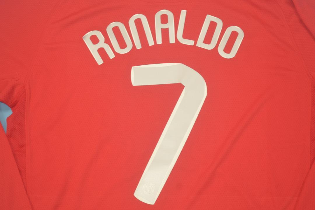Maillot Domicile Manches Longues Manchester United Finale UCL 2007/08