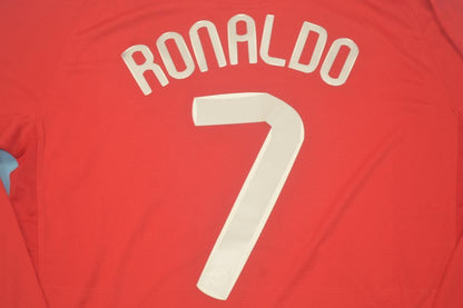 Maillot Domicile Manches Longues Manchester United Finale UCL 2007/08