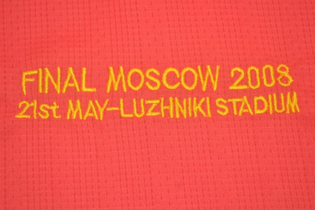 Maillot Domicile Manches Longues Manchester United Finale UCL 2007/08