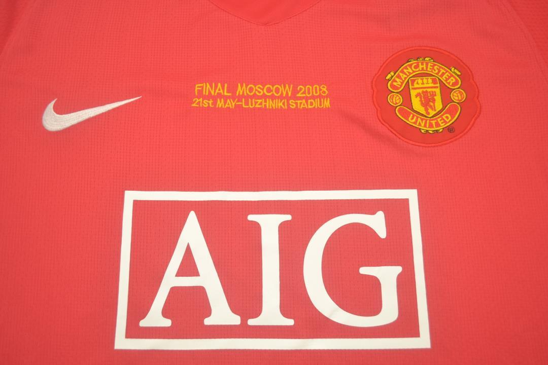 Maillot Domicile Manches Longues Manchester United Finale UCL 2007/08