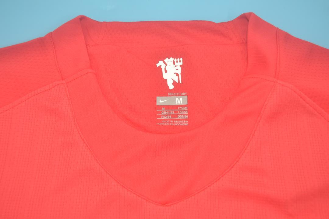 Maillot Domicile Manches Longues Manchester United Finale UCL 2007/08