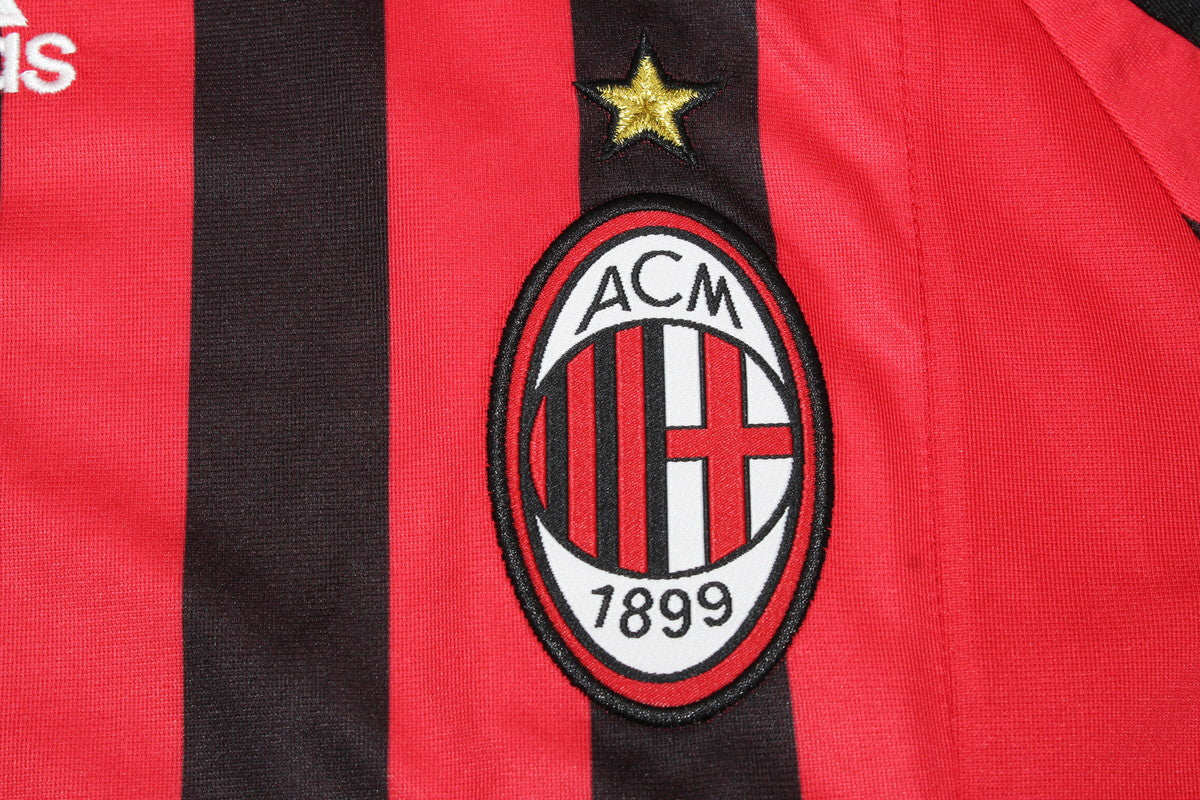 Camiseta de local de manga larga AC Milan 2007/08
