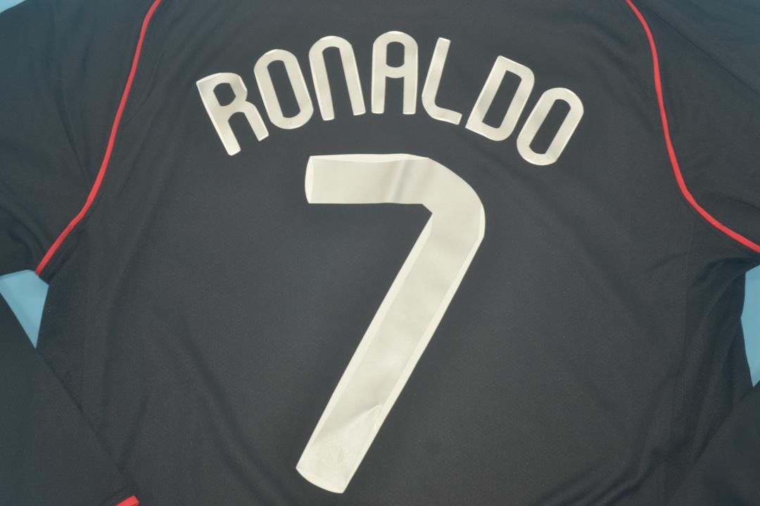 Manchester United 2007/08 Long Sleeves Away Shirt