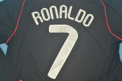 Manchester United 2007/08 Long Sleeves Away Shirt