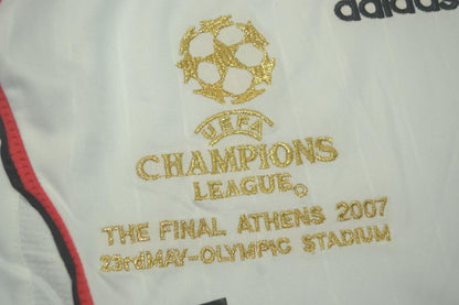 Camiseta de la segunda equipación del AC Milan 2006/07 para la final de la Liga de Campeones, manga larga