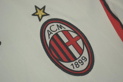 Camiseta de la segunda equipación del AC Milan 2006/07 para la final de la Liga de Campeones, manga larga