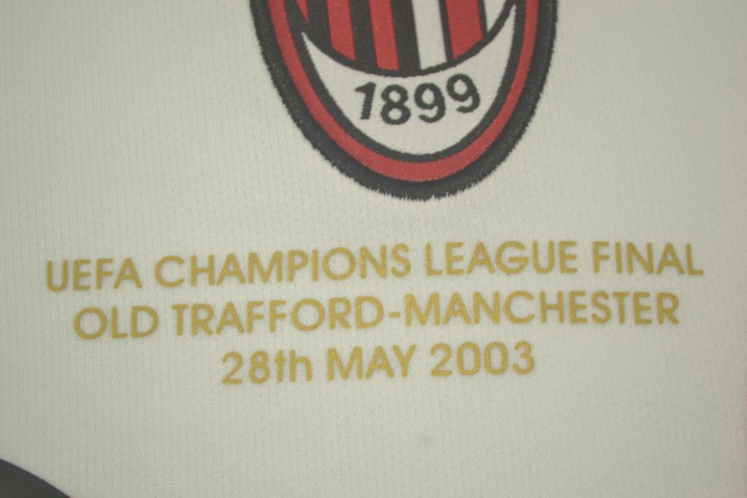 AC Milan 2002/03 UCL Final Away Shirt